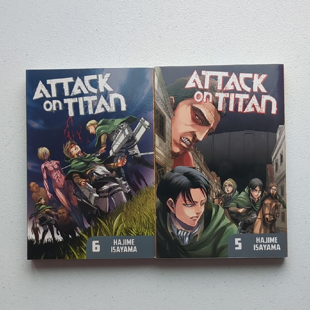 Attack on Titan Manga Set Volumes 5 and 6